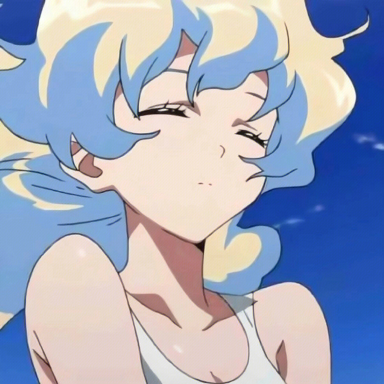 挺喜欢蓝色风的动漫头,治愈又温暖~ 你们觉得呢?#你好动画人