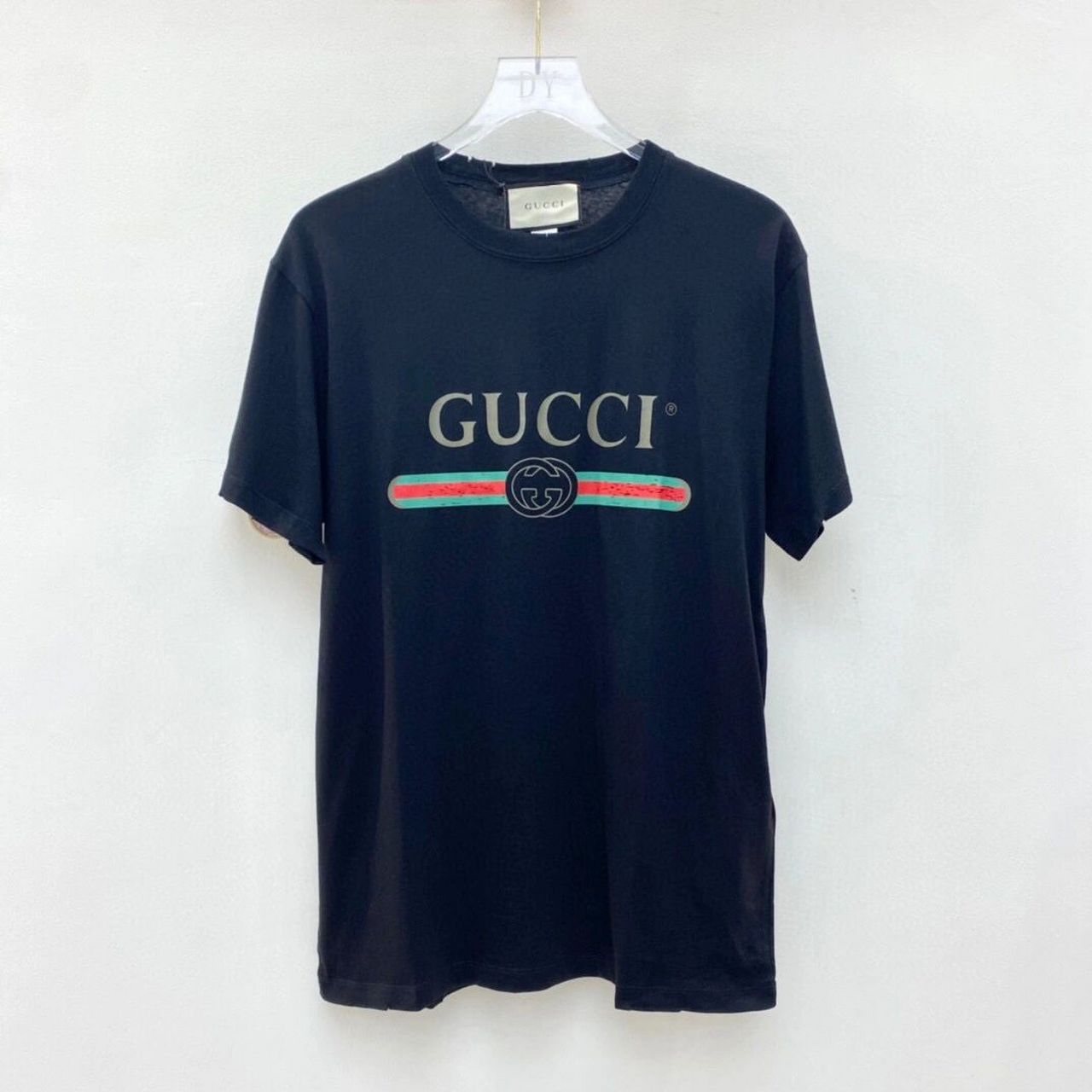 gucci古馳字母印花t恤 古馳gucci新款字母印花t恤衫,絲光棉面料上身