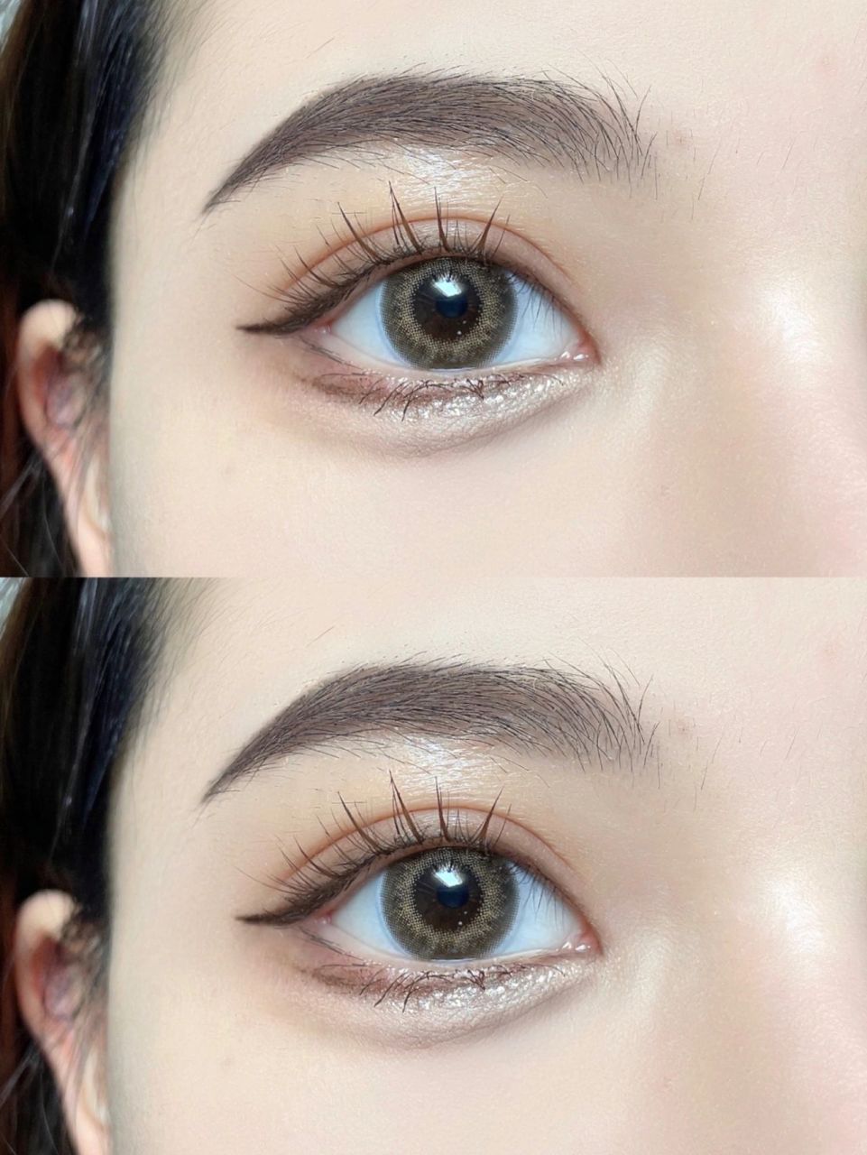 存好好久的一张娜比的日常照 这个眼妆真的少女感十足 平时日常出门