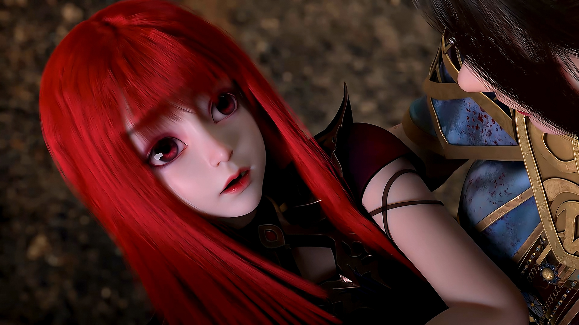 国漫女神|《神澜奇域无双珠》红宝女皇4k高清壁纸:红宝重修为人类后