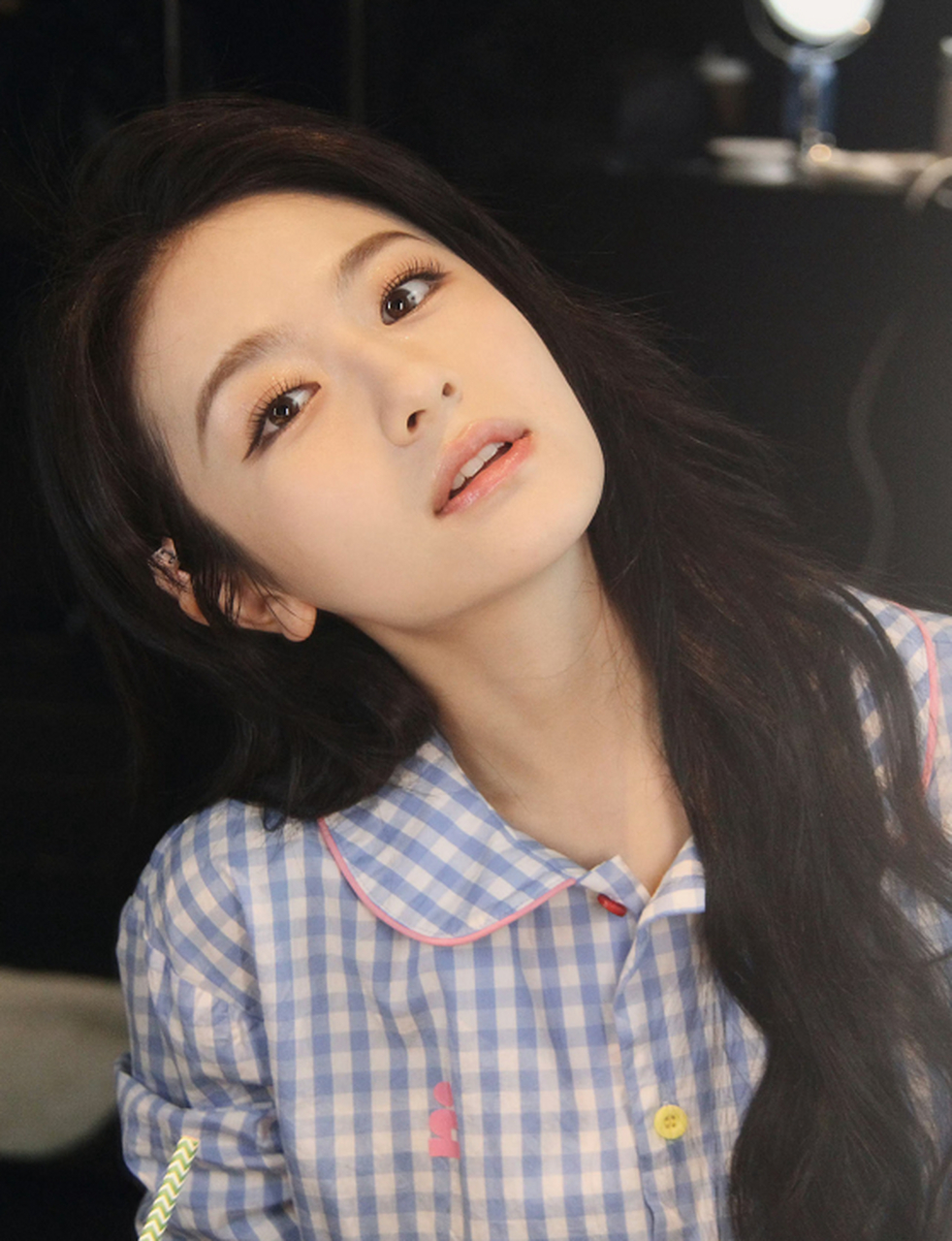 长发李兰迪,请保持这样的造型.