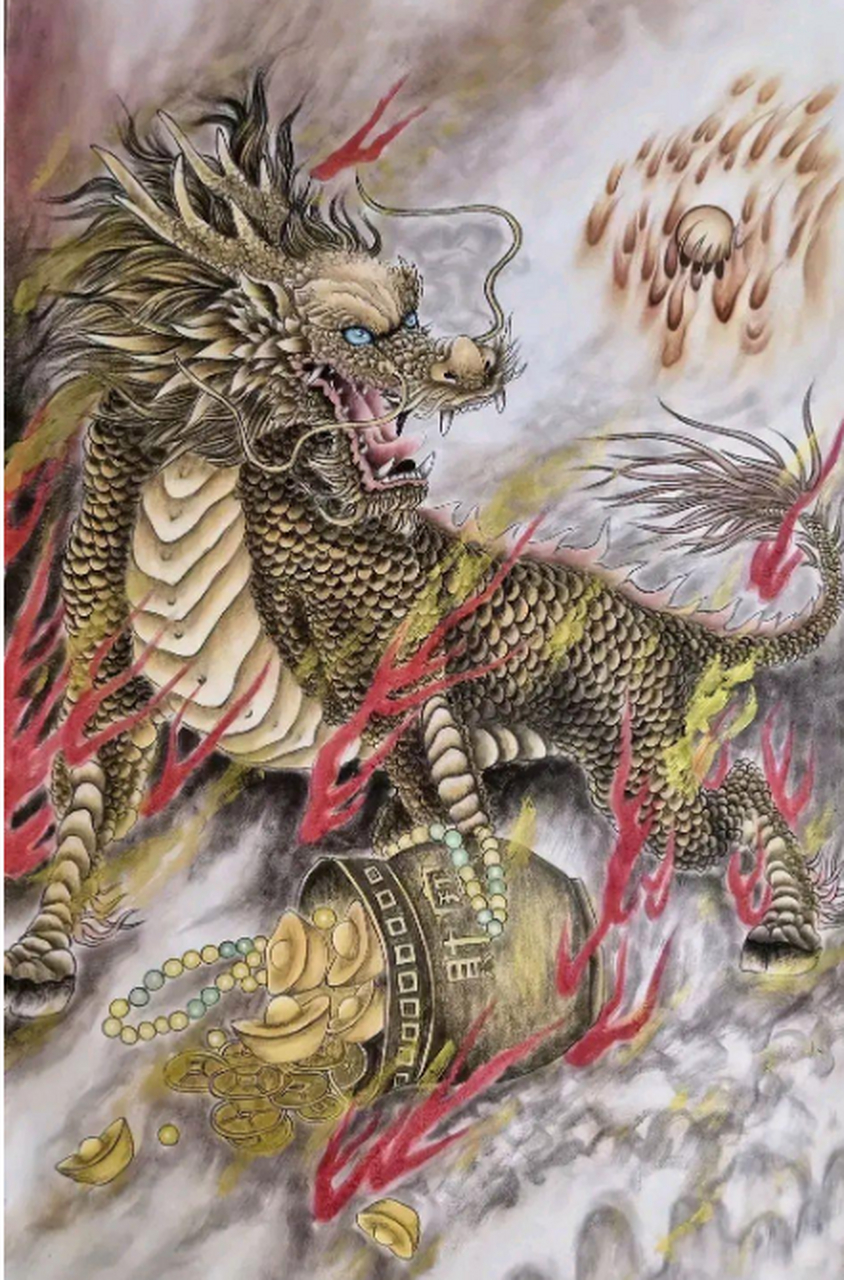 快快来,麒麟送财,祝你早日暴富!