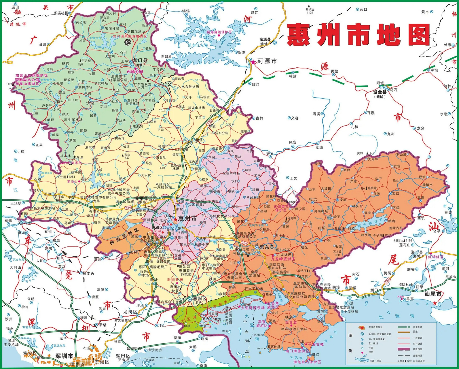 惠州近几年在深圳的带动下发展较快!