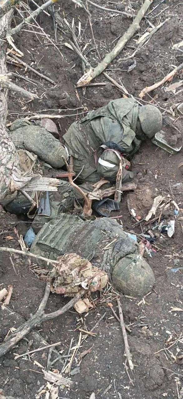 阵亡的俄军士兵,残酷的战争掠夺了他们的性命.