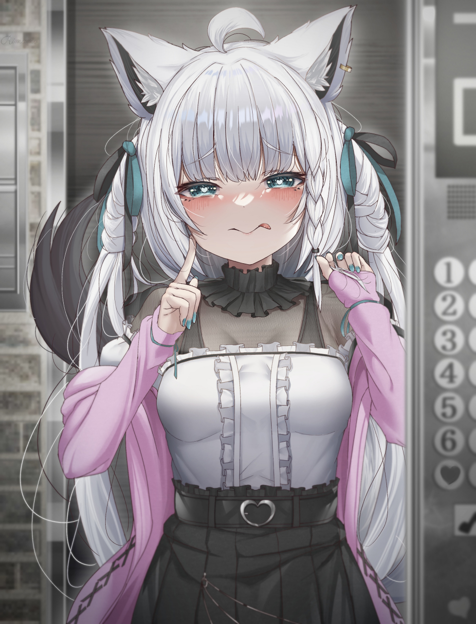 白上吹雪 画师:りまも