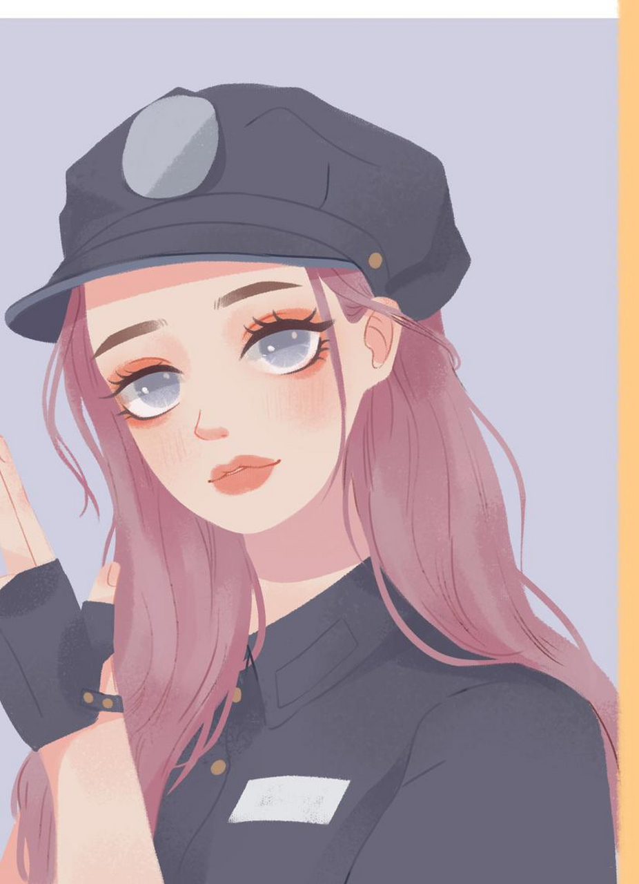 1,首先分析头像结构,几何形确定找到头部轮廓.