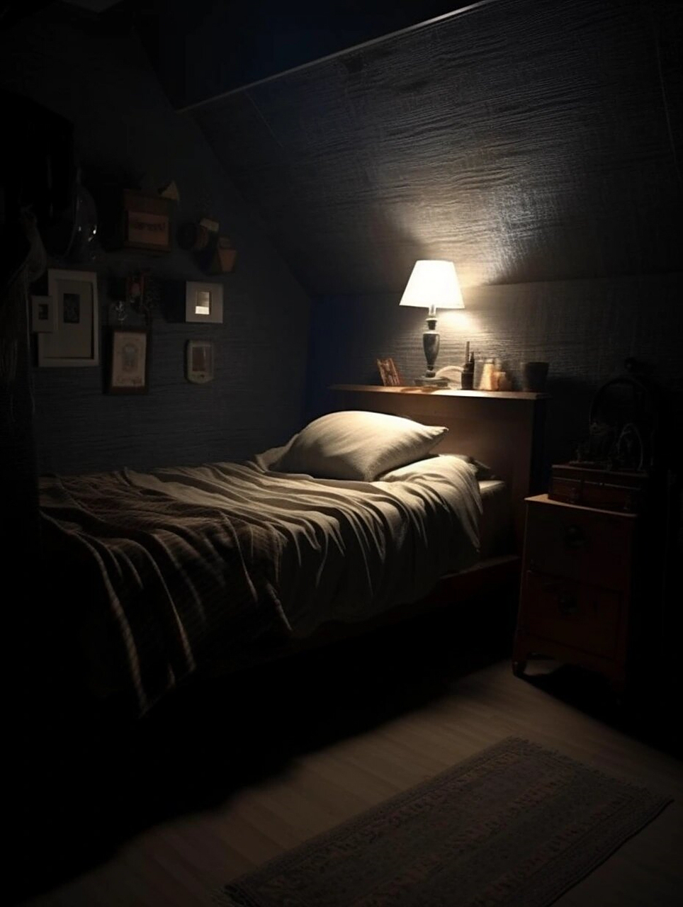 这里,阳光和新鲜空气的缺席,只留下了阴暗的角落和昏暗的灯光