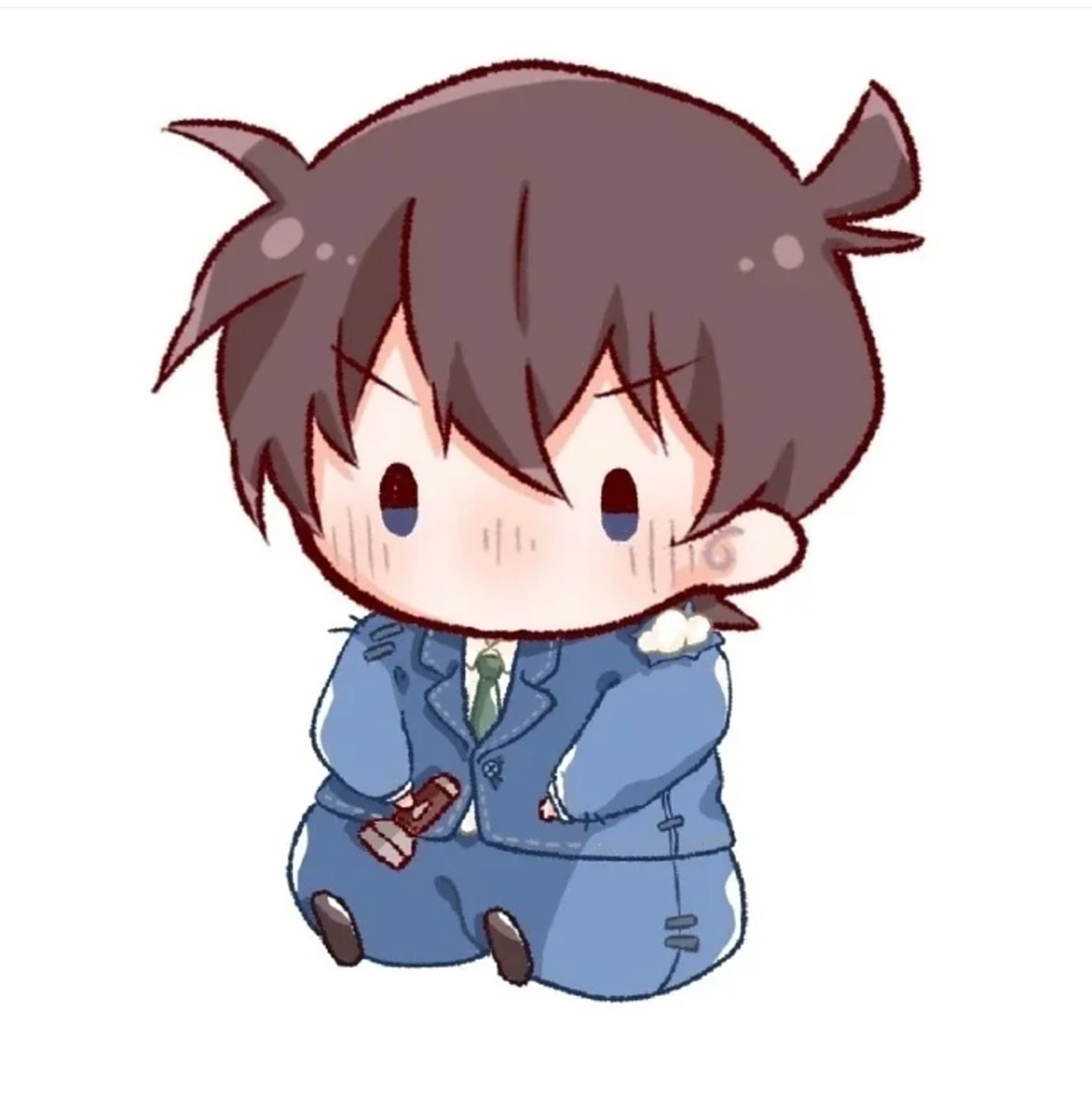 一组q版萌萌哒的柯南头像推荐,看这样子很像第五人格的画风啊,果然是