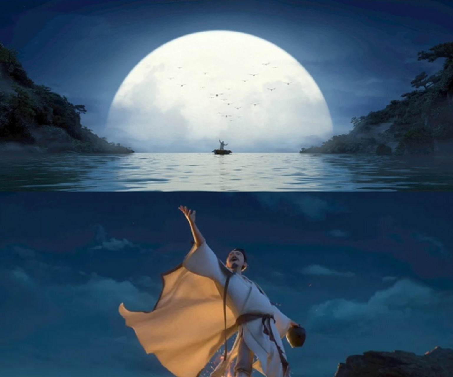 电影里出现一句诗,电影外秒变古诗词接龙大赛,小孩一个比一个声音响