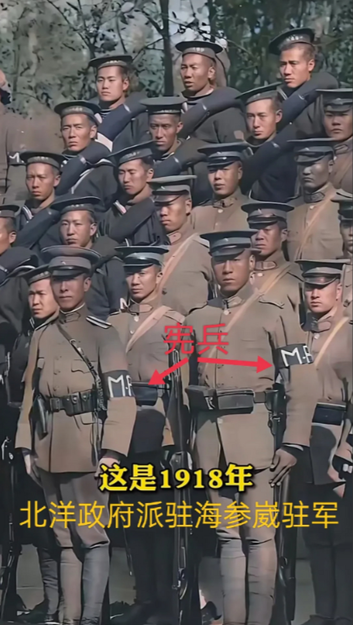 1918年,第一次世界大战结束后,中国北洋政府派遣了一支军队前往