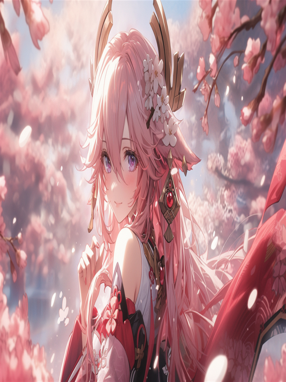 八重神子精选壁纸  【惊艳!来自原神世界的女神,八重神子降临!