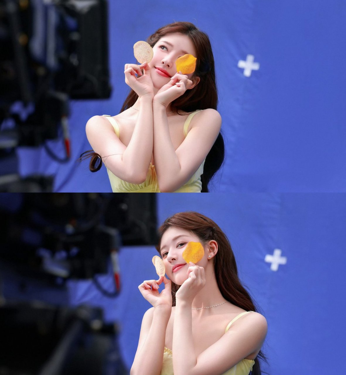 赵露思赵露思这身衣服真的好看,笑容甜美,可爱又俏皮!