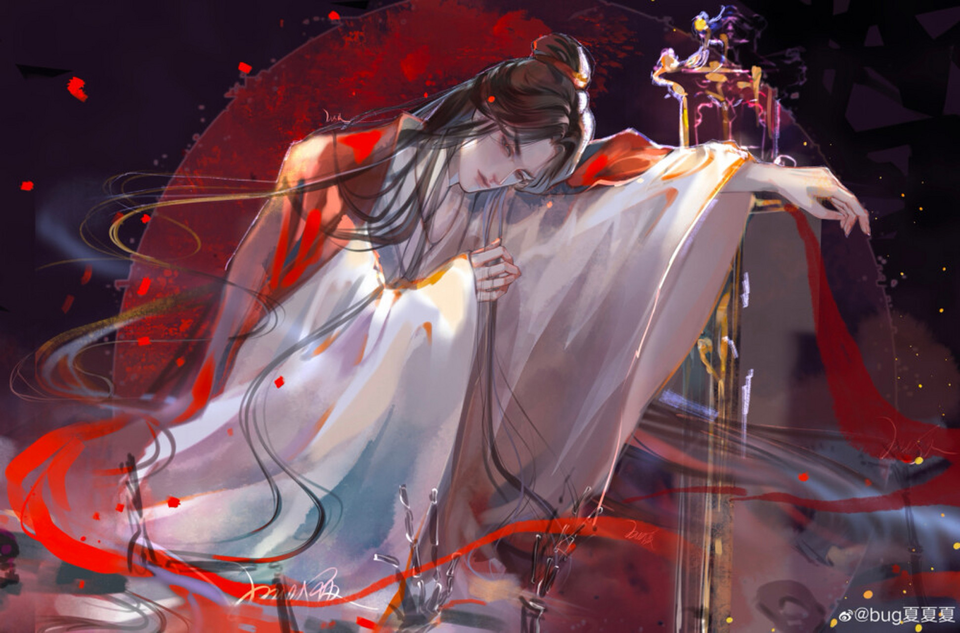 绘师:bug夏夏夏 #唯美古风壁纸