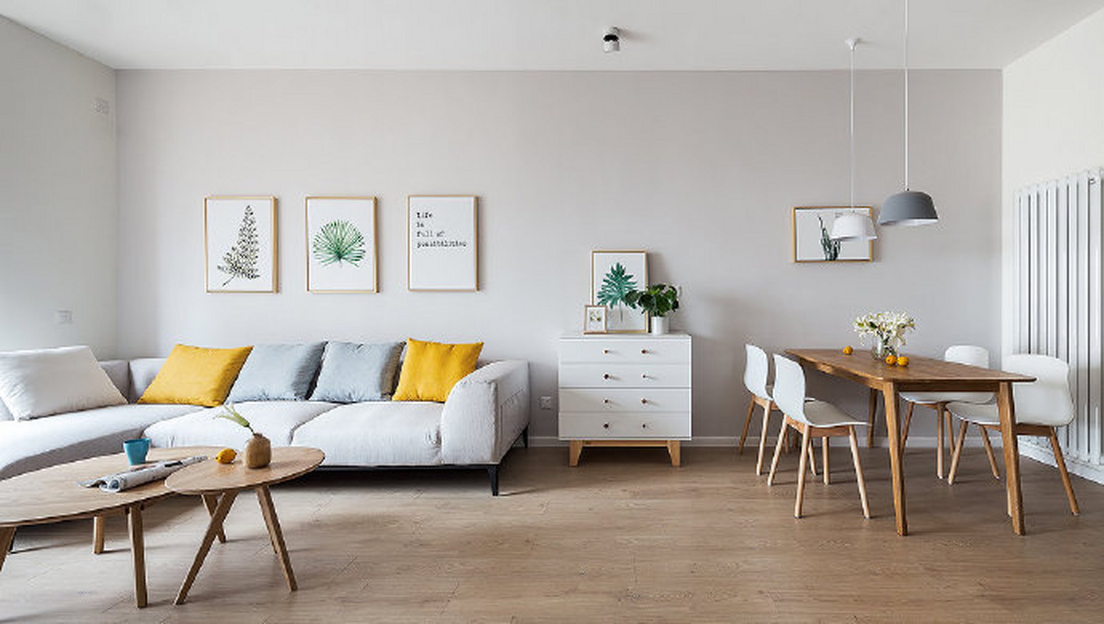 温馨简约家居装修,色调超级喜欢,淡淡的原木风很清新!