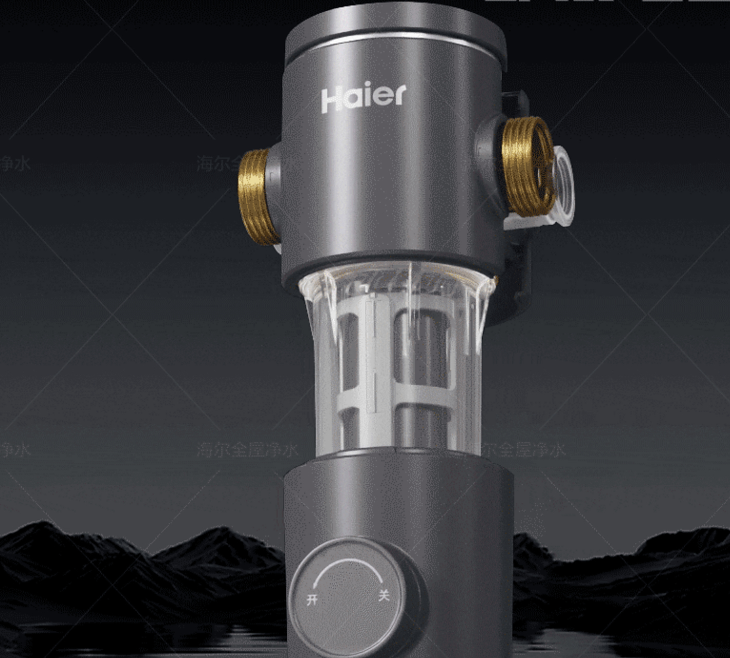 这次推出的前置过滤器全屋6t家用净水器hp-05升级迭代款40微米双网反