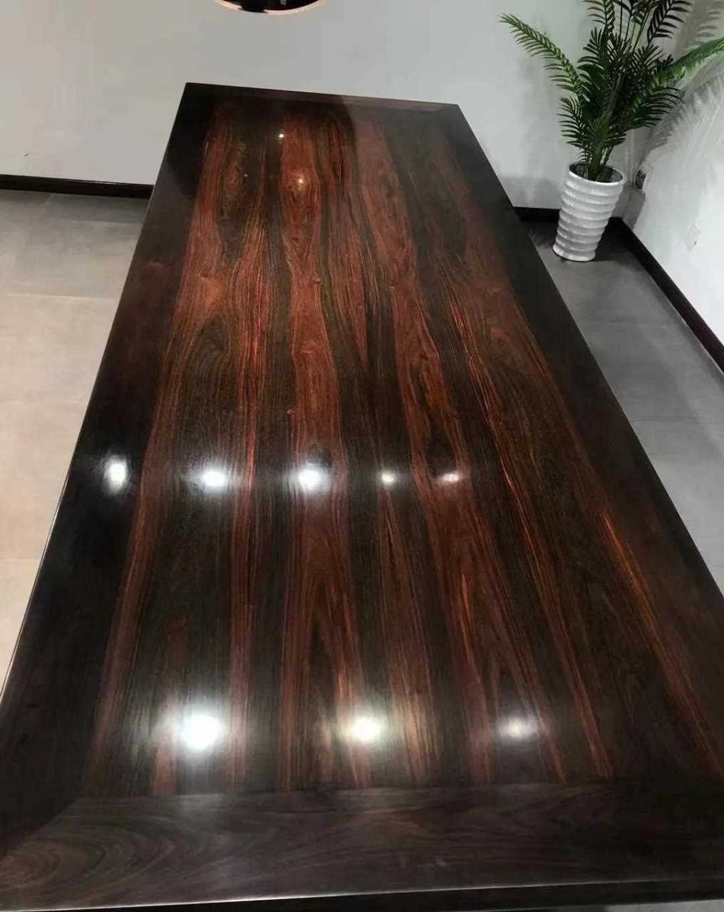 3米二交趾黄檀老料——大红酸枝画案  [害羞]