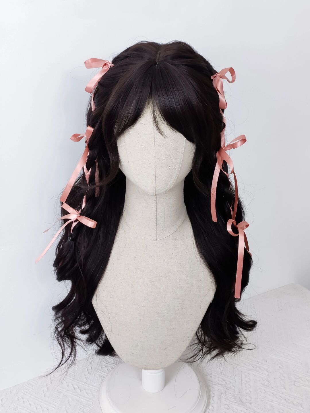 今天分享9款少女感丝带编发发型~很适合秋天哦