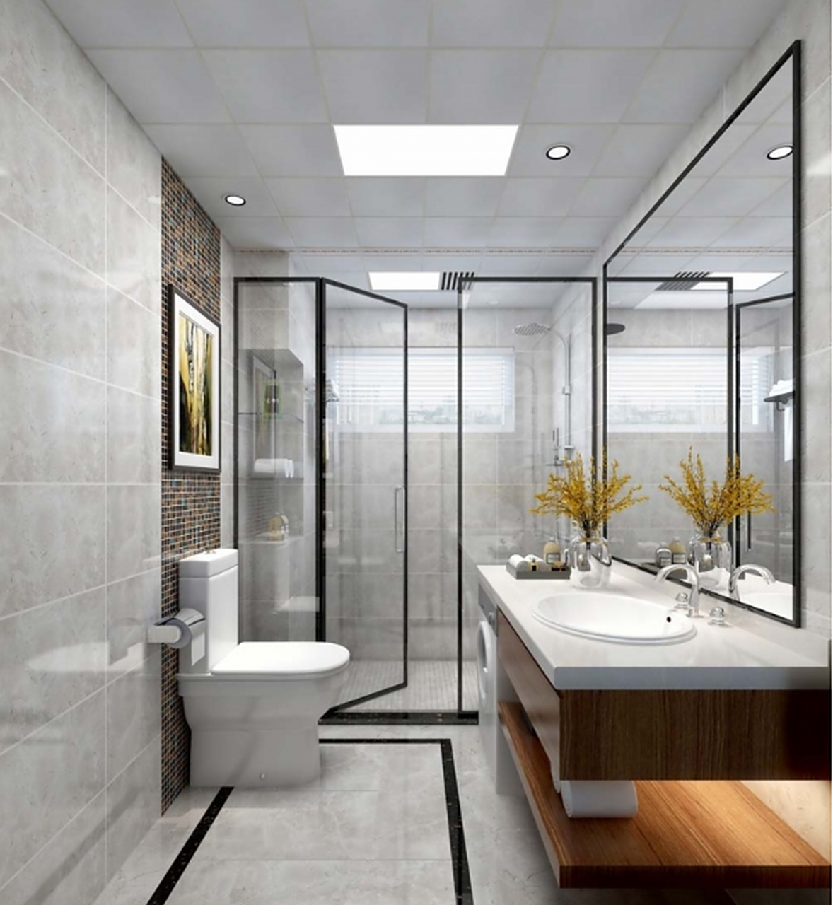 卫生间吊顶高度多少才合适  吊顶是大多数房屋中都会做的一项装修项目