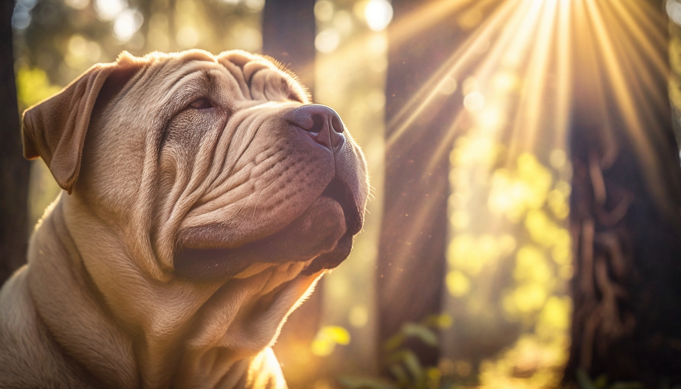 作为世界斗狗名种,憨态可掬,活泼好动的沙皮犬,是土生土长的中国狗哦