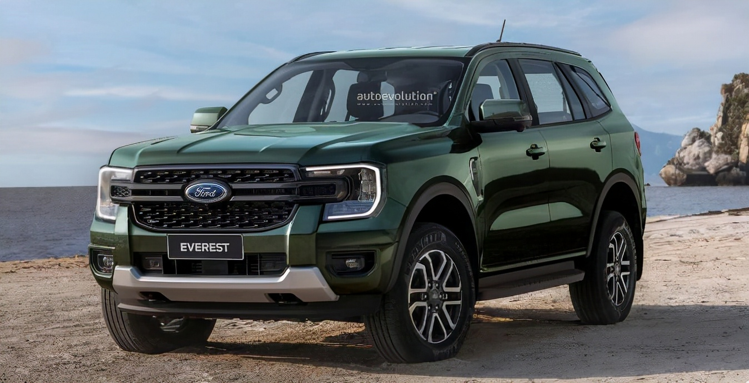 全新福特撼路者假想图曝光 造型硬派 日前,我们从相关渠道获取到了