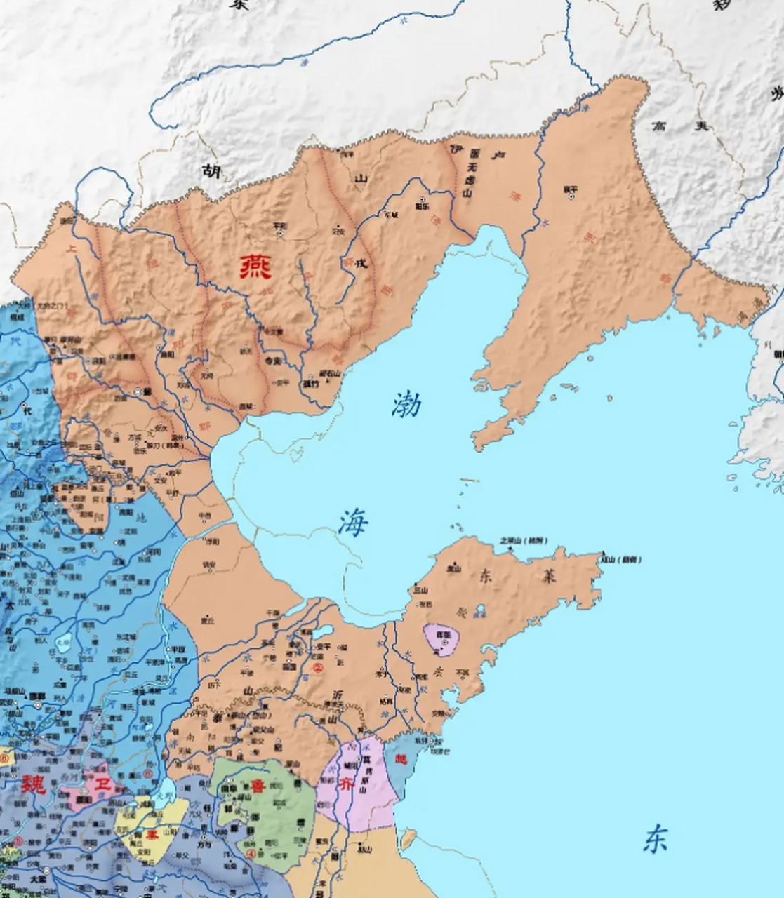 (701)十六国时期的北燕因位于东北偏僻位置,加上北魏一直把重心放在