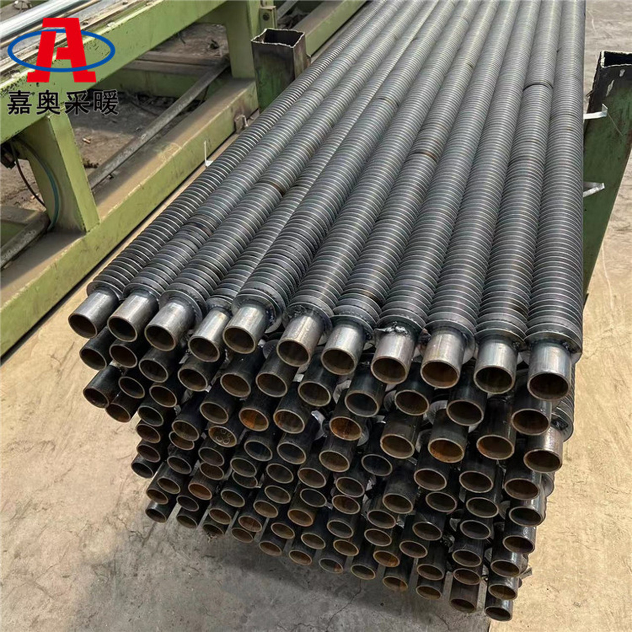 温室大棚高频焊翅片管设计安装 无缝高频焊翅片管型号,高频翅片管散热