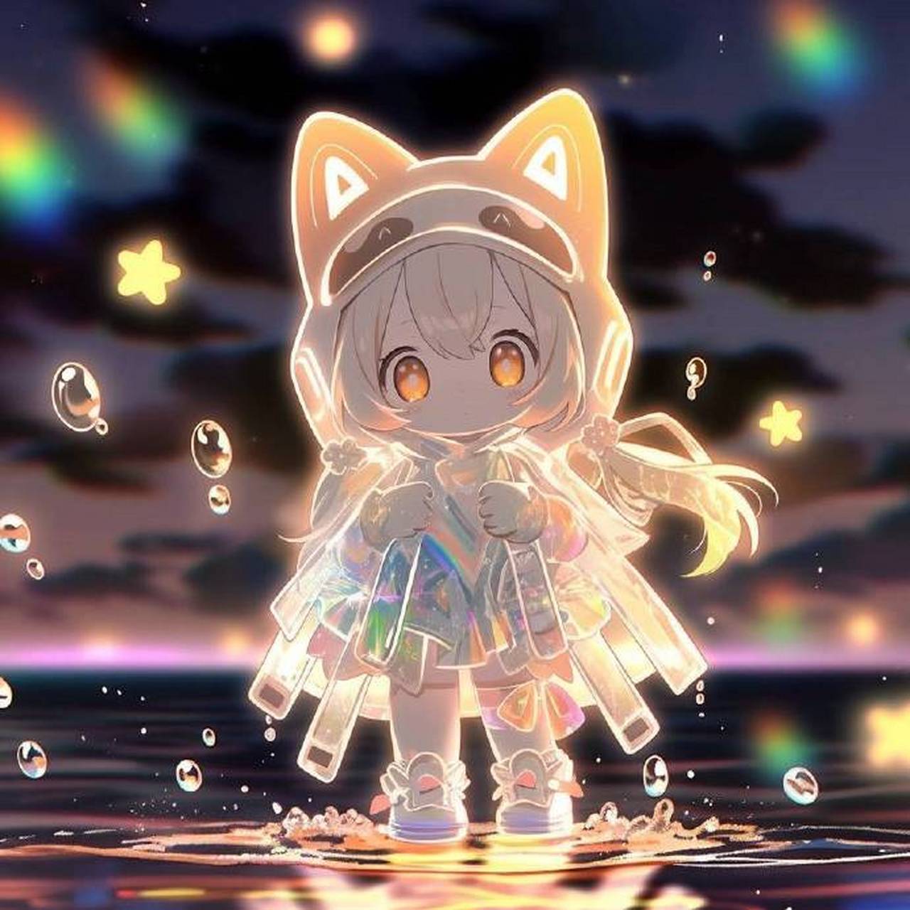 动感光波女生头像 676767