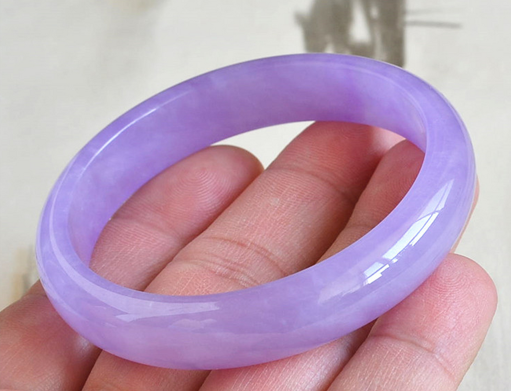 紫色翡翠手镯 只要蓝紫色或粉紫种稍微好一点的#紫色手镯# ,其价格均