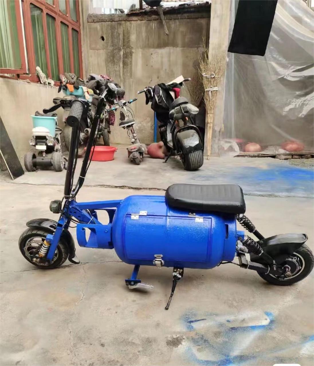 煤气罐改装而成,鬼火少年果然名不虚传!