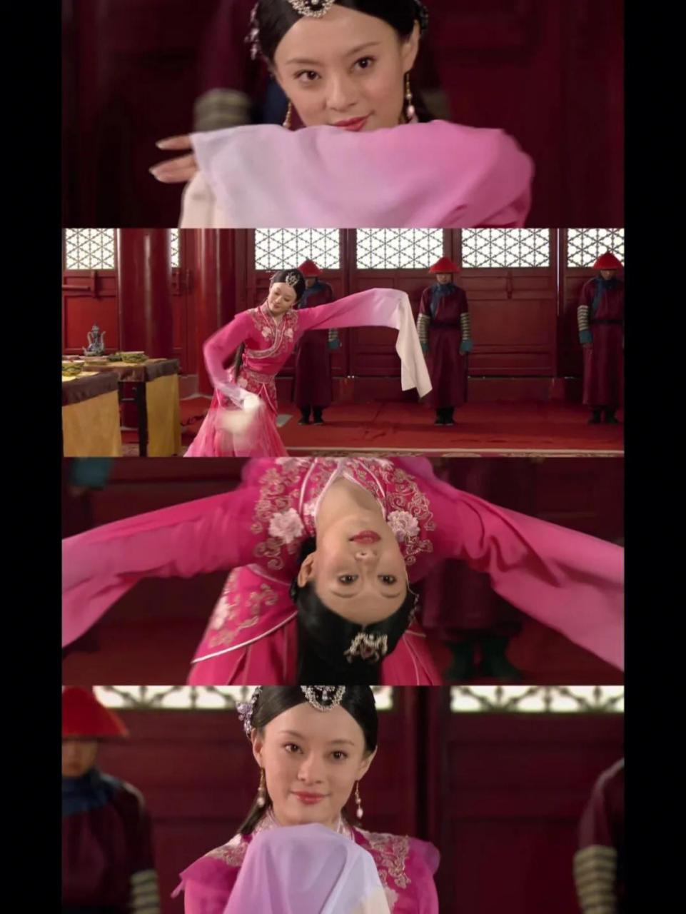甄嬛起舞,眉庄抚琴,陵容高歌.