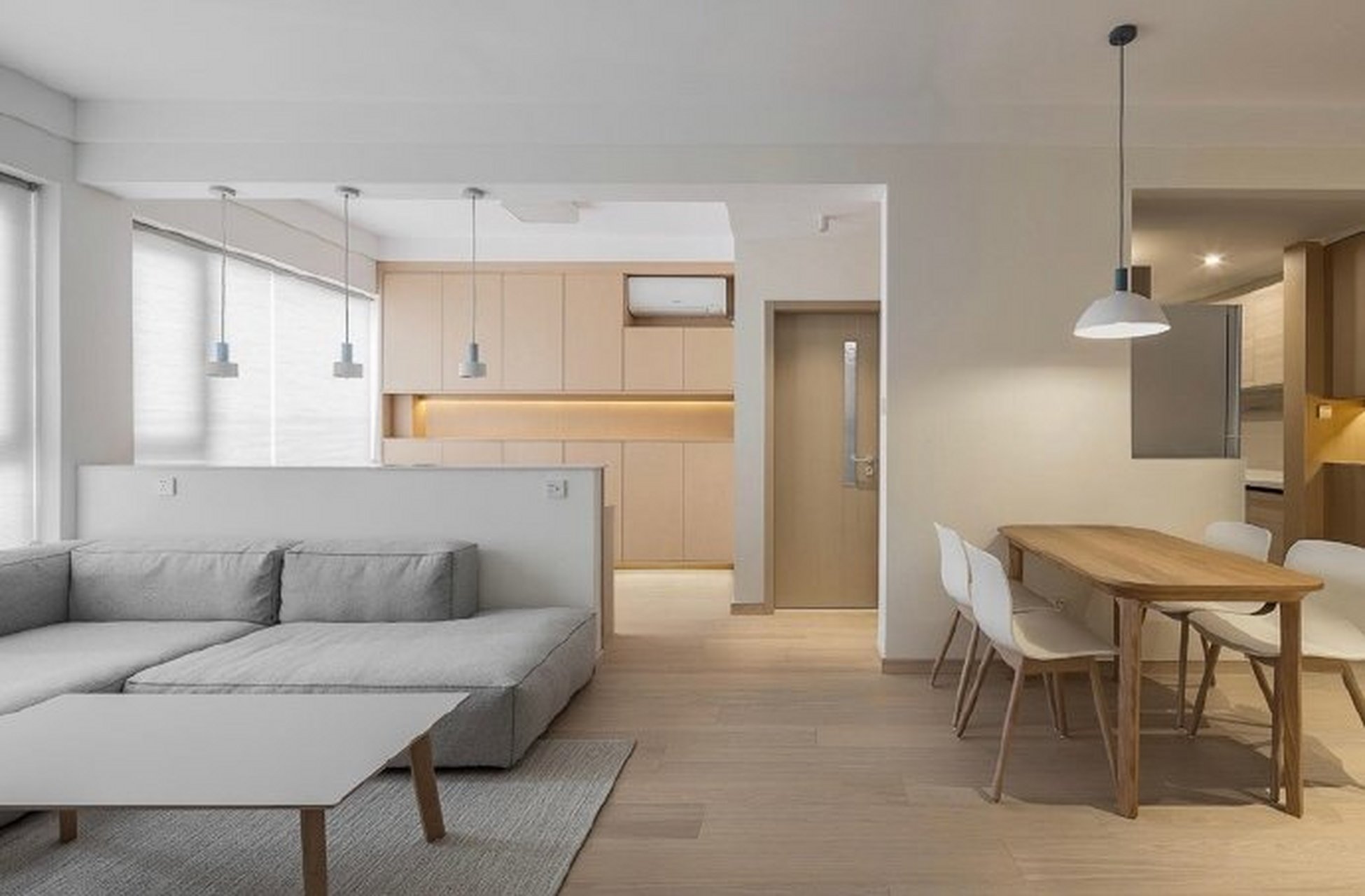 极简原木风家居设计          #五一来逛我家##沪佳好声音