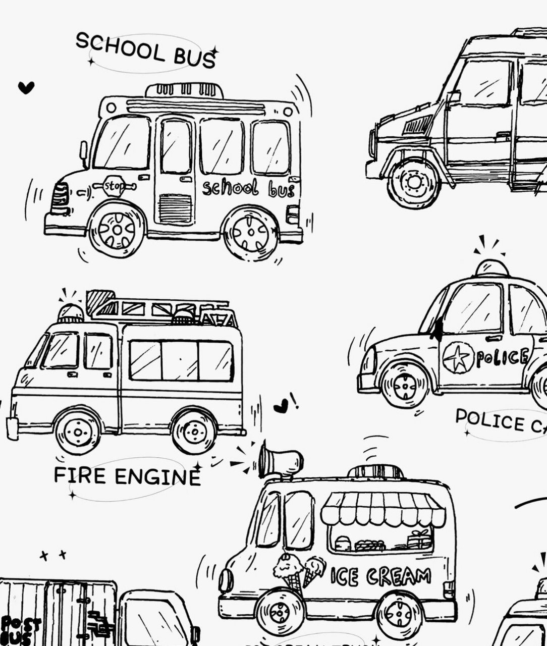 交通工具篇  零基础手绘交通工具,来一场旅行07