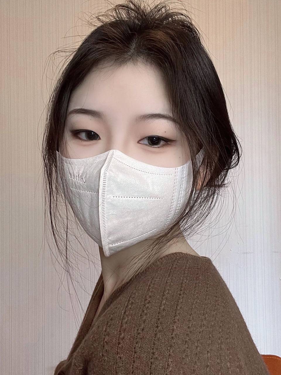 单眼皮方圆脸好适合新中式弯月眉 单眼皮就该搞新中式这套 单眼皮的