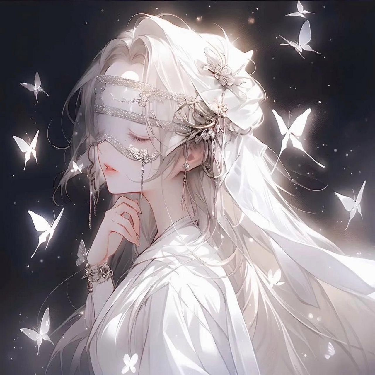 古风蒙眼动漫头像 每一个都好好看