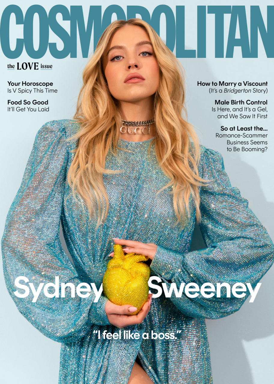 sydney sweeney封面大片 开工第一天来看大甜心,美剧亢奋里的sydney