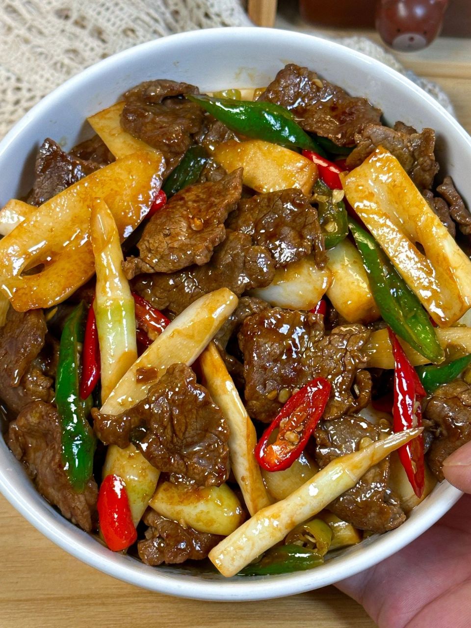 竹笋炒牛肉,巨巨好吃!