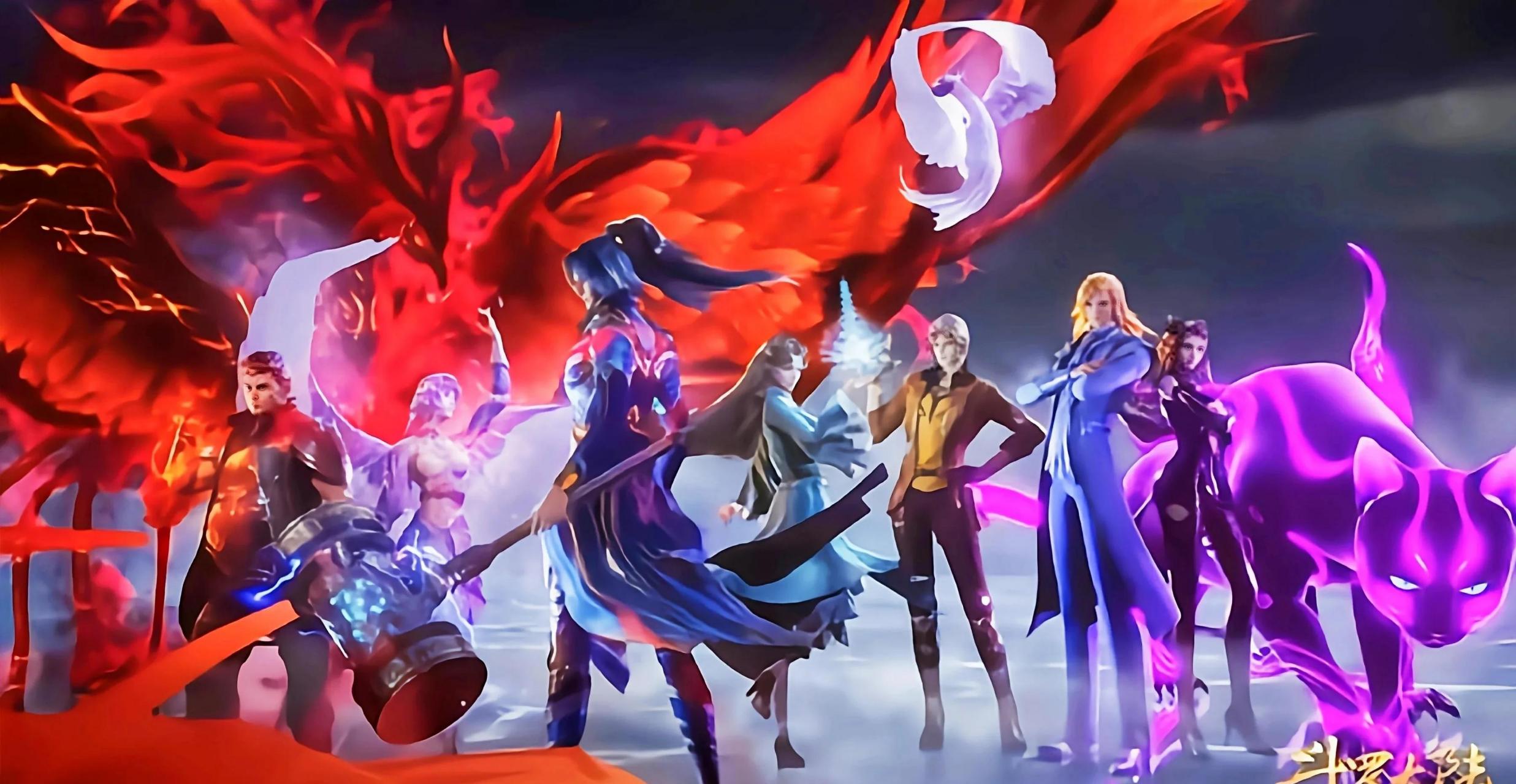 gif创作人# 马红俊(封号:凤凰斗罗)的九个魂技如下 第一魂技:凤凰