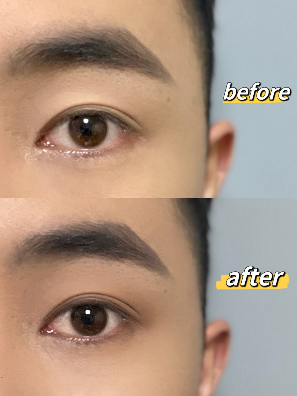 今天想要分享一起关于男生眼影画法的教程 男生的眼妆一定要有神