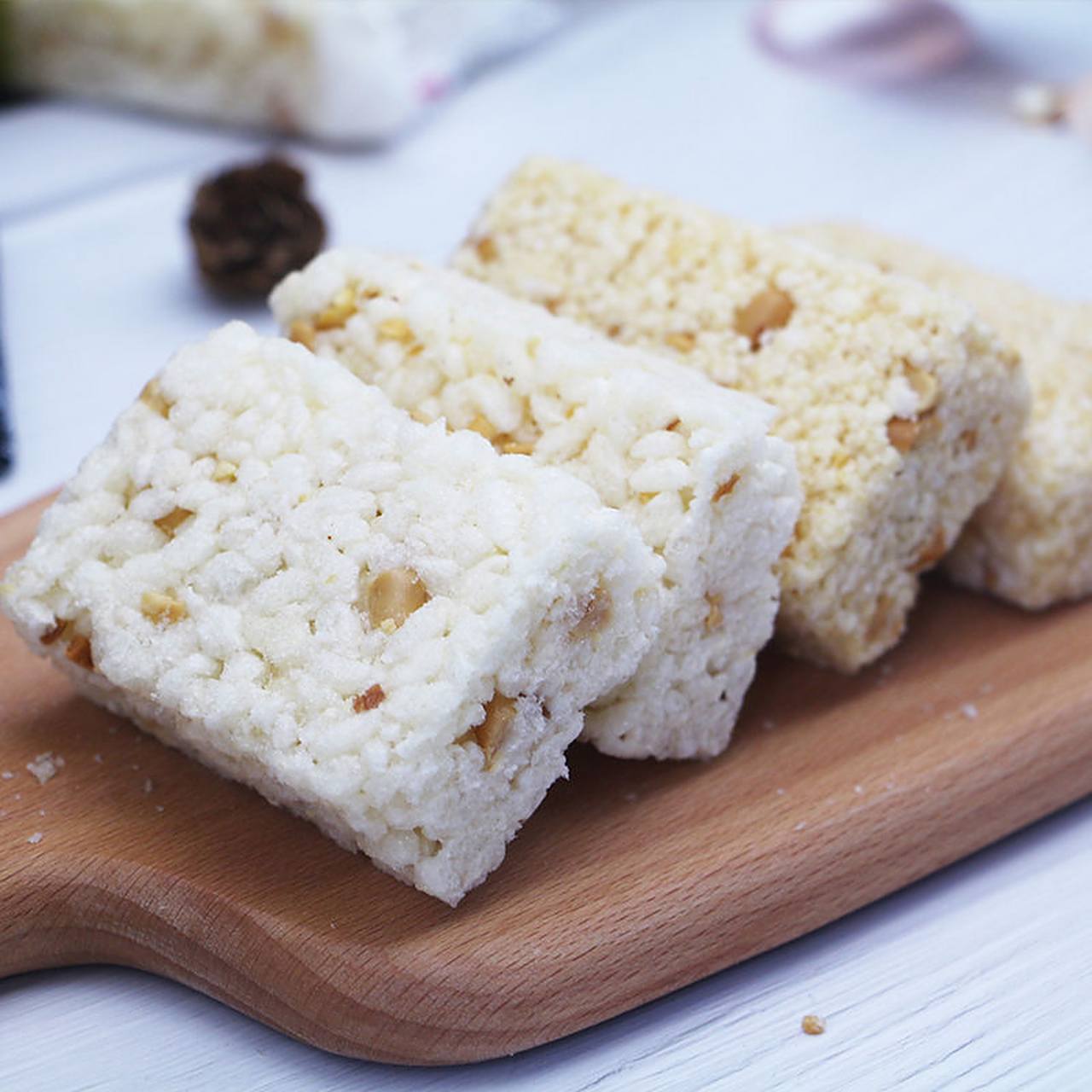 洁白晶莹,香甜酥脆,爽口化渣,甜而不腻的重庆江津米花糖,小时候过年