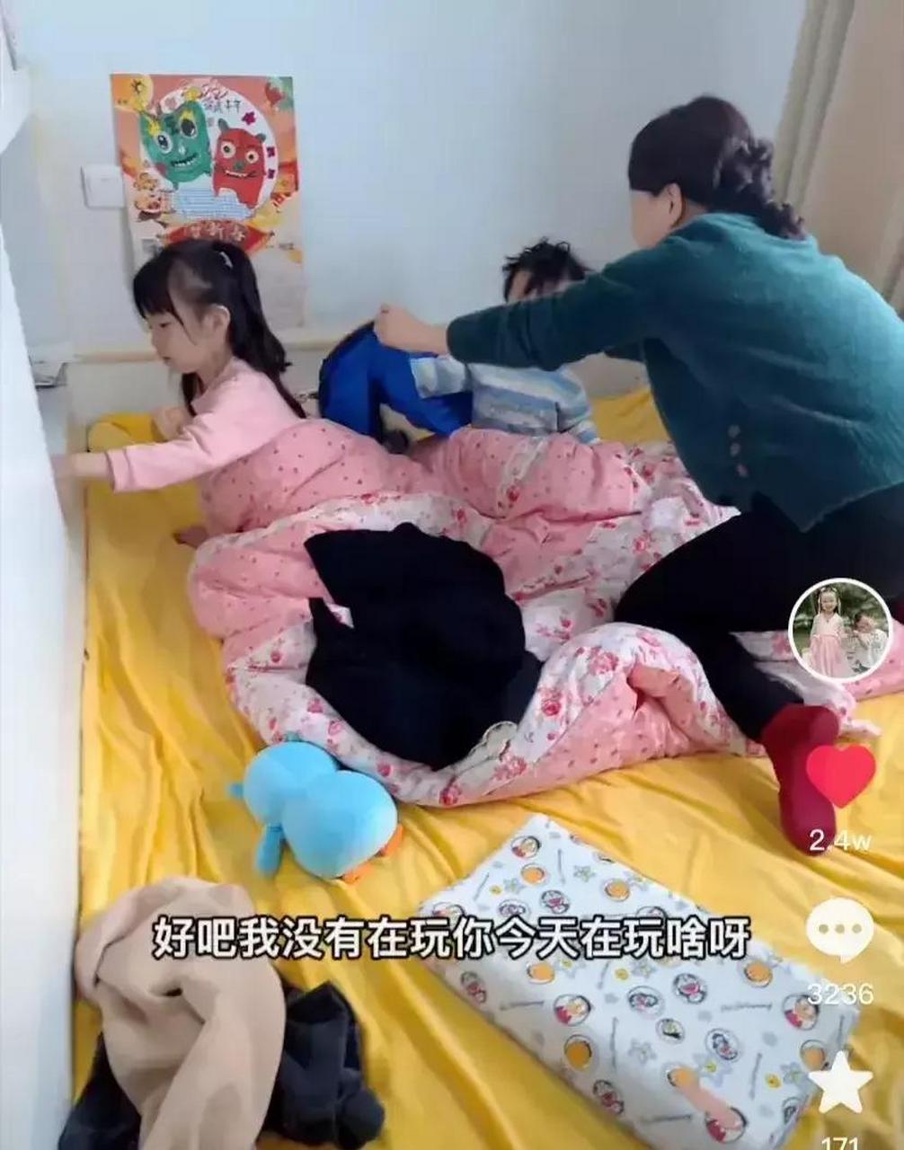 百家号星火计划# 许妈给奇奇悦悦穿衣服,亲奶奶亲力亲为!