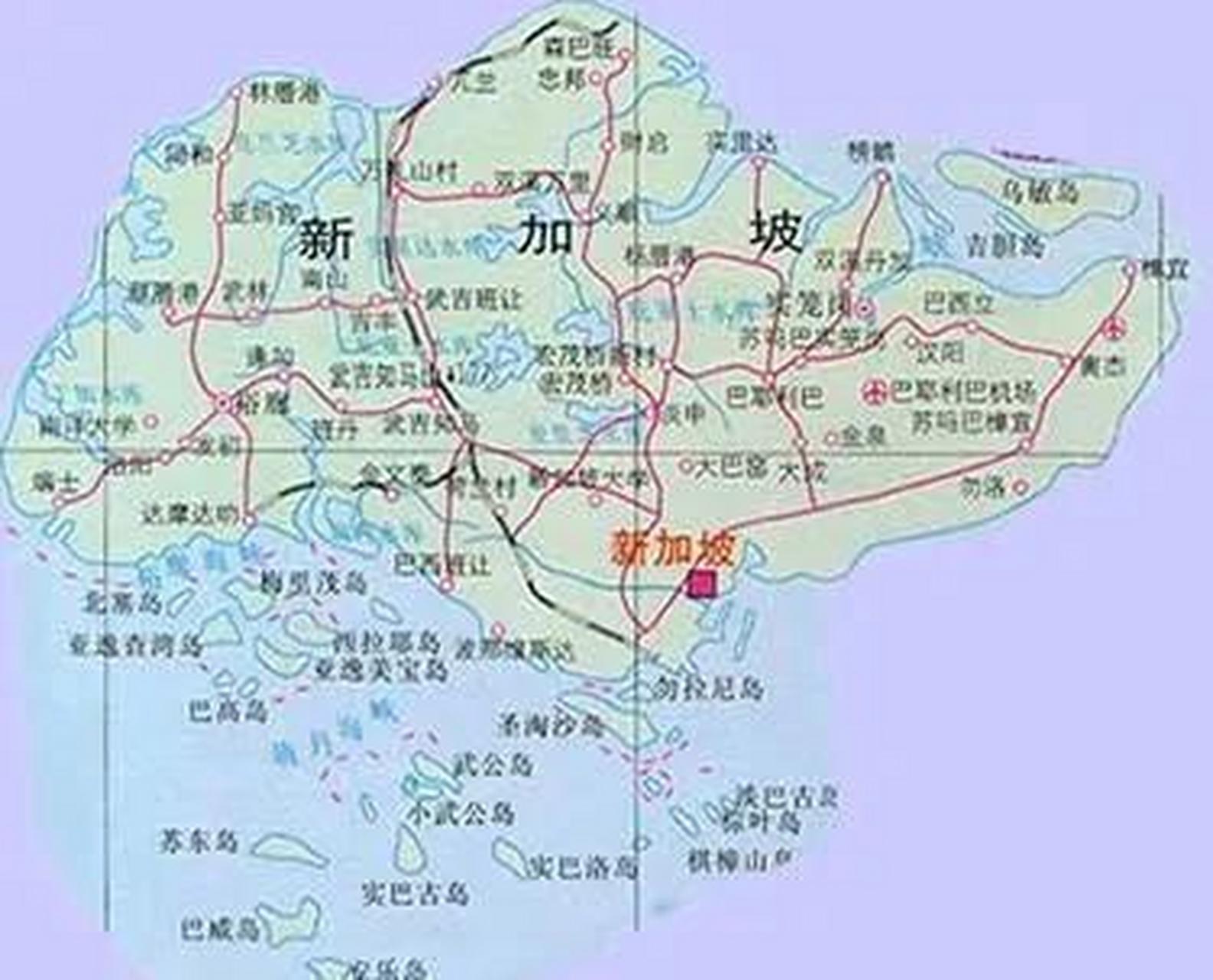 新加坡面积 平方公里图片