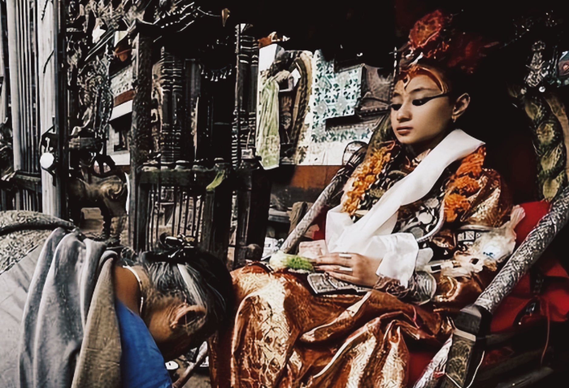 印度圣女真实照片图片