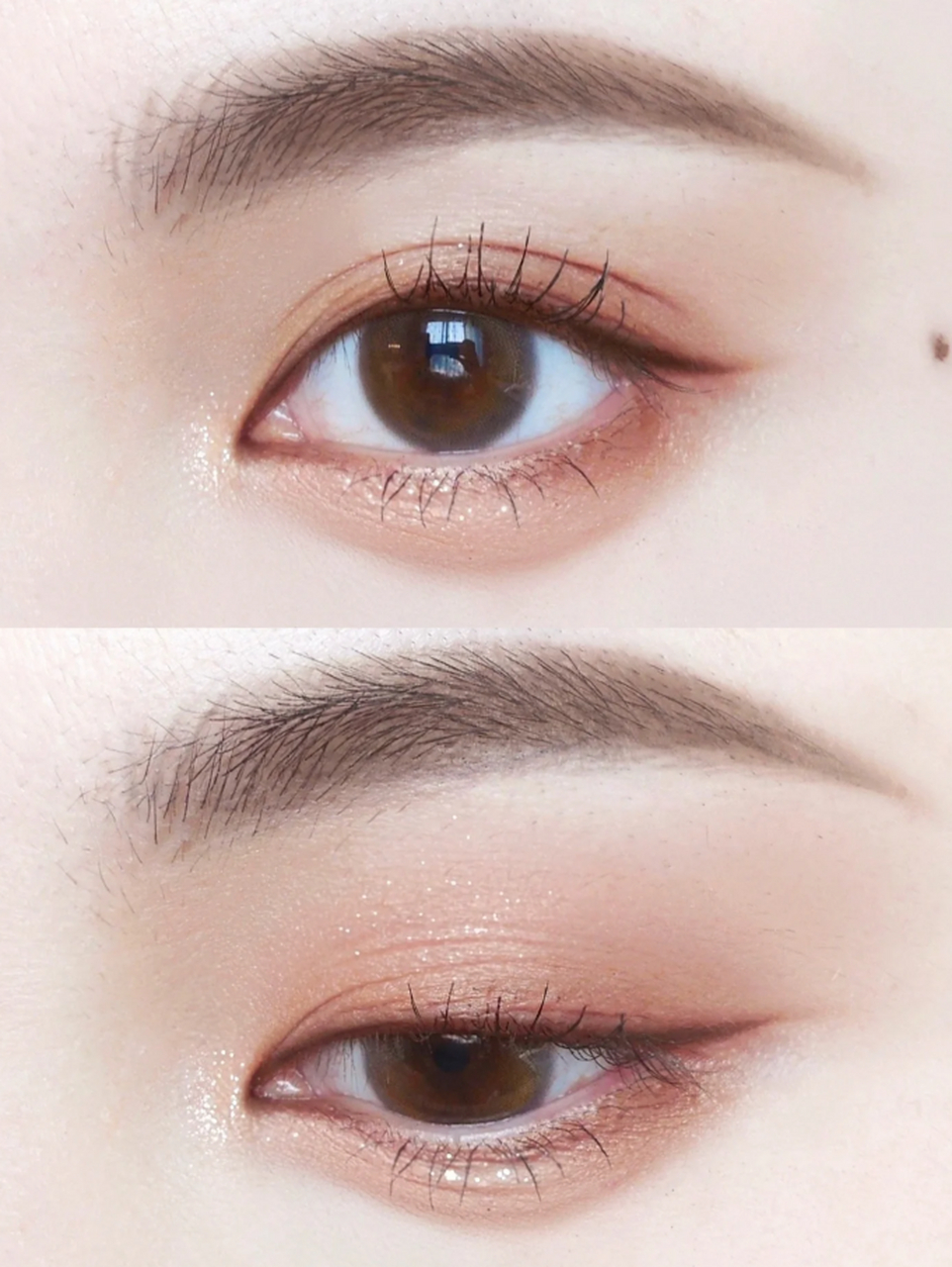 鞠婧祎纯欲卧蚕眼妆 小鞠的温柔系暖调千金感眼妆非常适合冬天,既高级