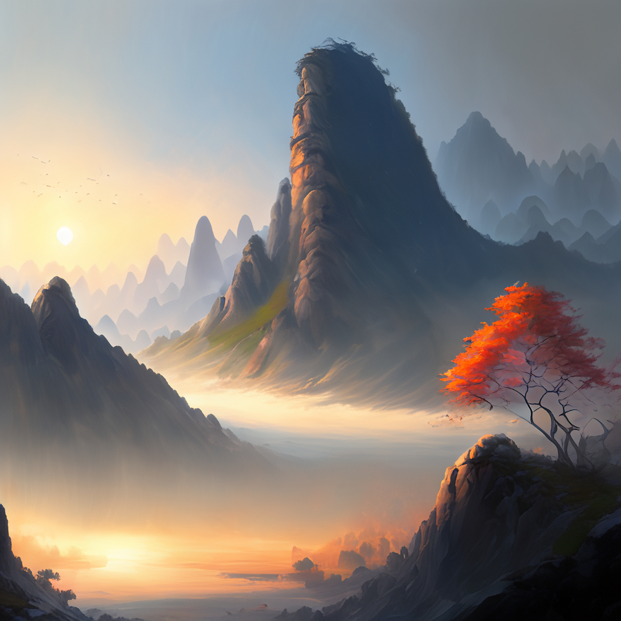 百度ai绘图黑科技#壁纸,微视图,古风绘画,中国风,描绘古诗词,古典美.