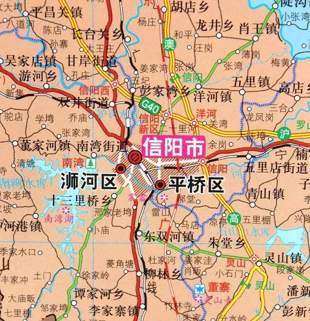 信阳市浉河区因浉河而得名,浉河城区西郊有南湾湖景区,这附近种植
