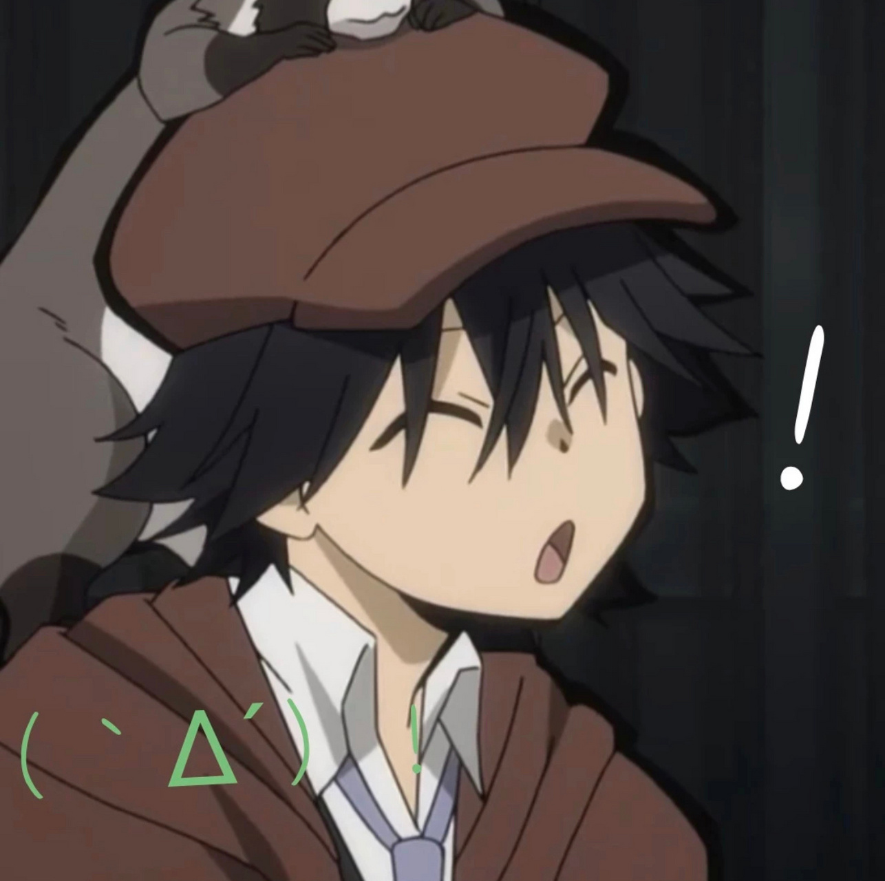 文豪野犬#  行走的颜文字乱步,好可爱啊 [温暖]