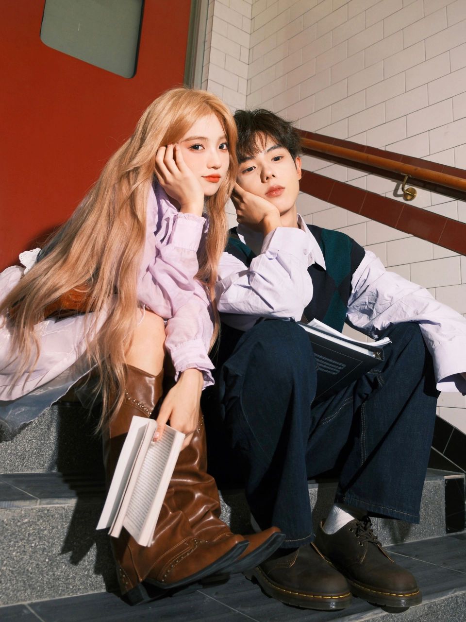 看看我拍的垫底辣孩和路怡吧～ 太喜欢这组啦