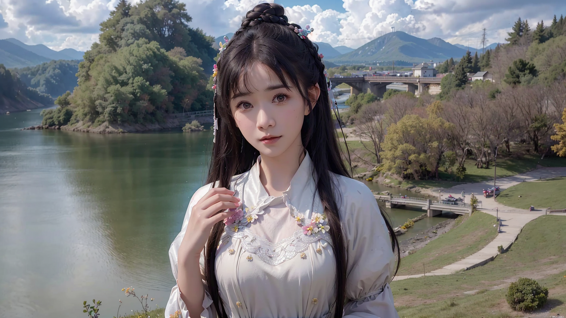 ai美女-漂亮的古风小姐姐(4)#ai# #ai美女# #ai绘画