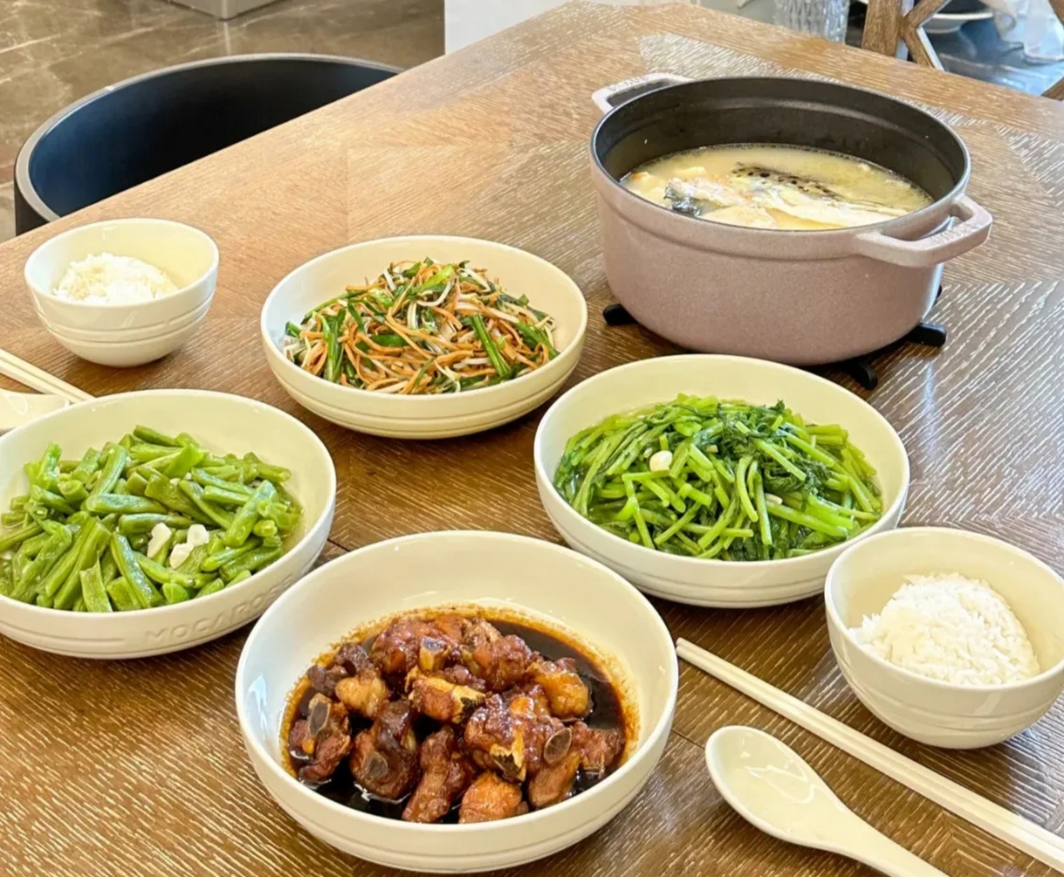 图一,广东朋友吃家常饭 图二,北京朋友吃家常饭 图三,浙江朋友吃家常