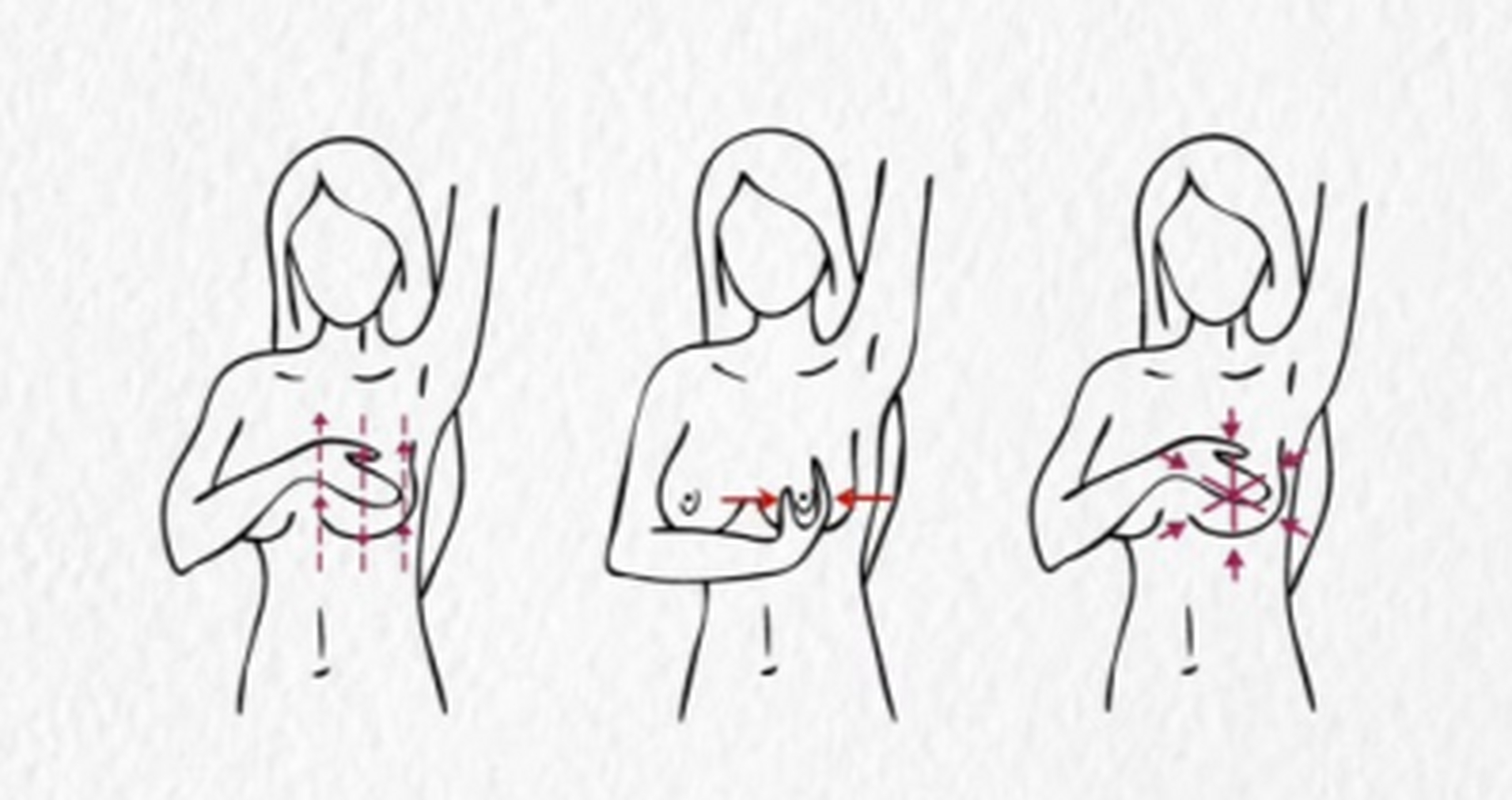 乳房自检图女性图片